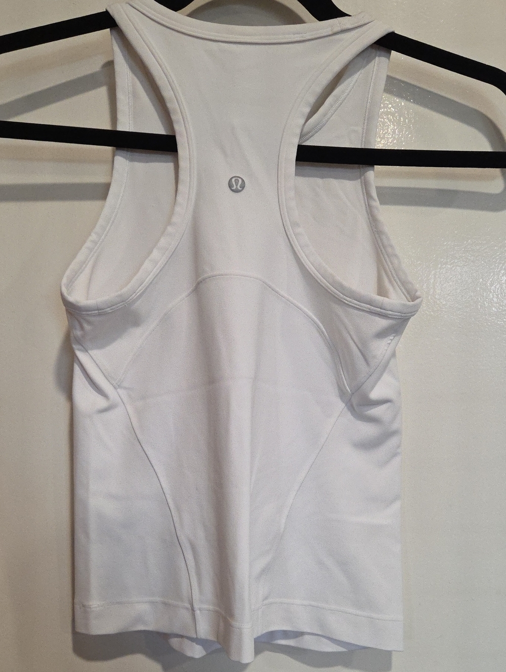 lululemon Athletica White Racerback Tank Size 4 - Picture 3 of 6